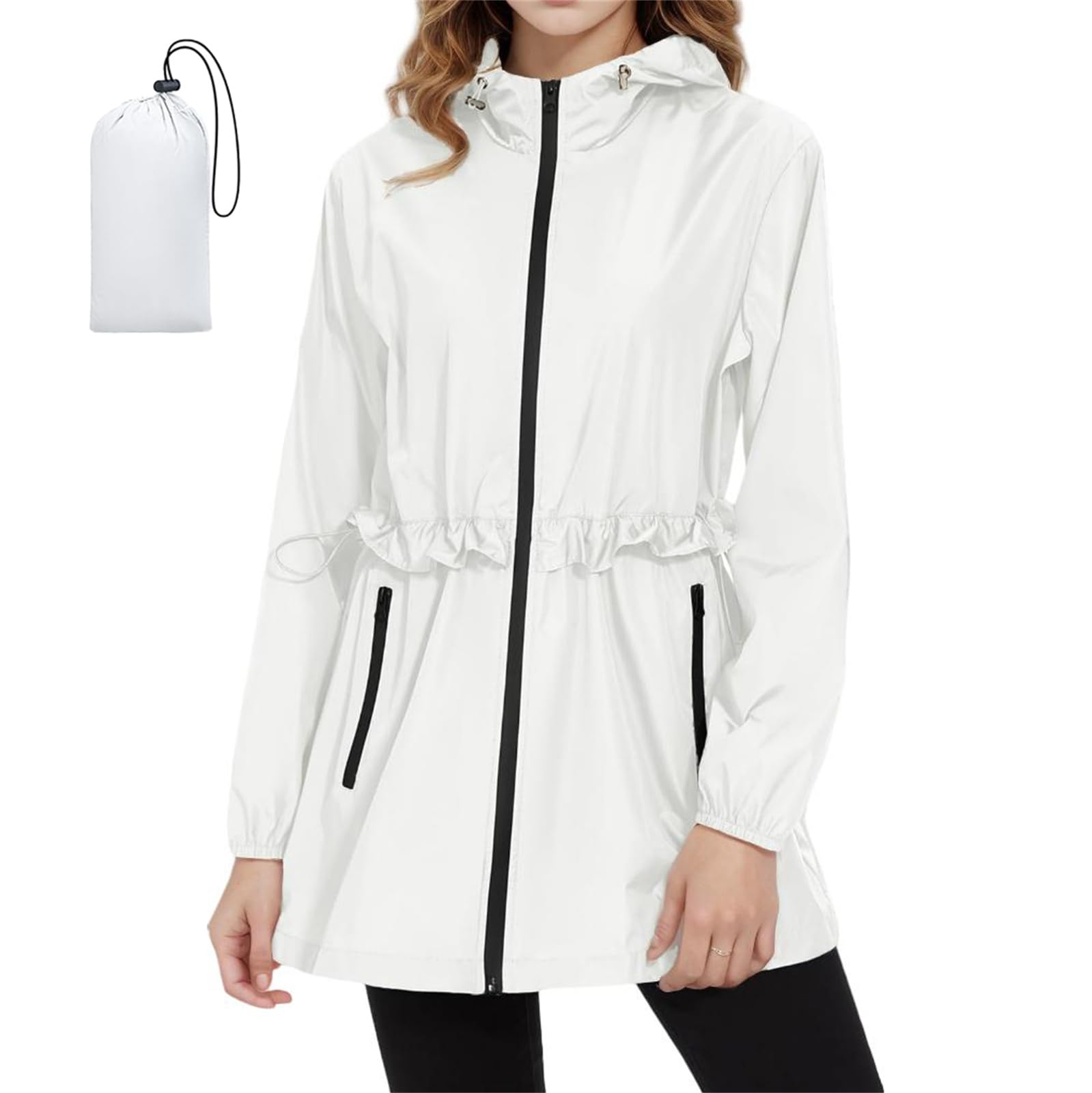 Lichtgewicht Regenjas voor Dames - Dunne Waterafstotende Jas - Myna Mode Lichtgewicht Regenjas voor Dames - Dunne Waterafstotende Jas - Myna Mode