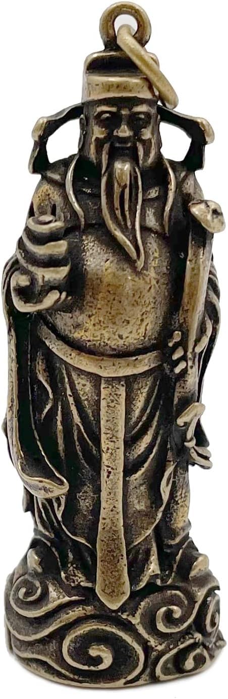 Statue en cuivre du Dieu de la Richesse Feng Shui pour décoration maison