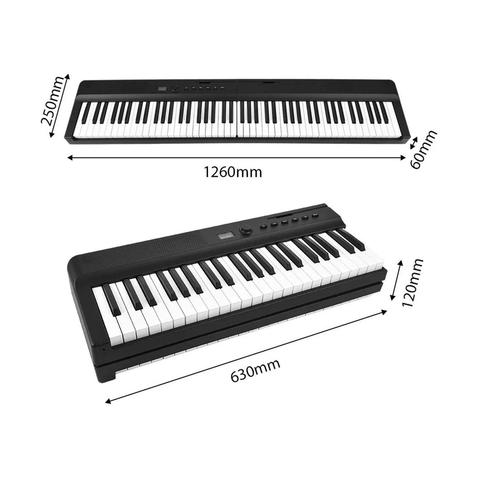 Amazon | プロ電子キーボード 折りたたみキーボード ピアノ 88 キー