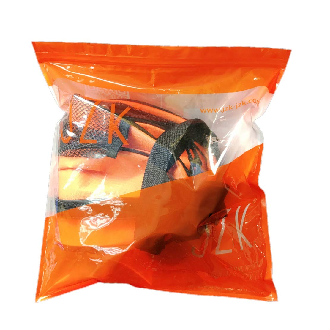 Sac Filet Rond JZK Pour Ballon De Basket/foot/volley – Avec Poches Latérales, Noir