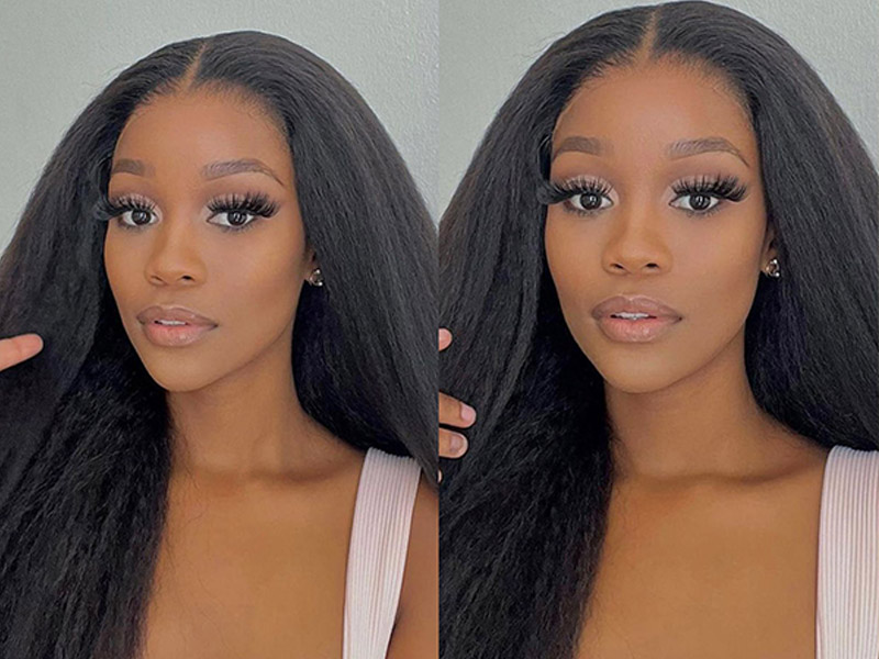 Amazon.com : Domiso 22 Inch Wear and Go Glueless Wig Kinky