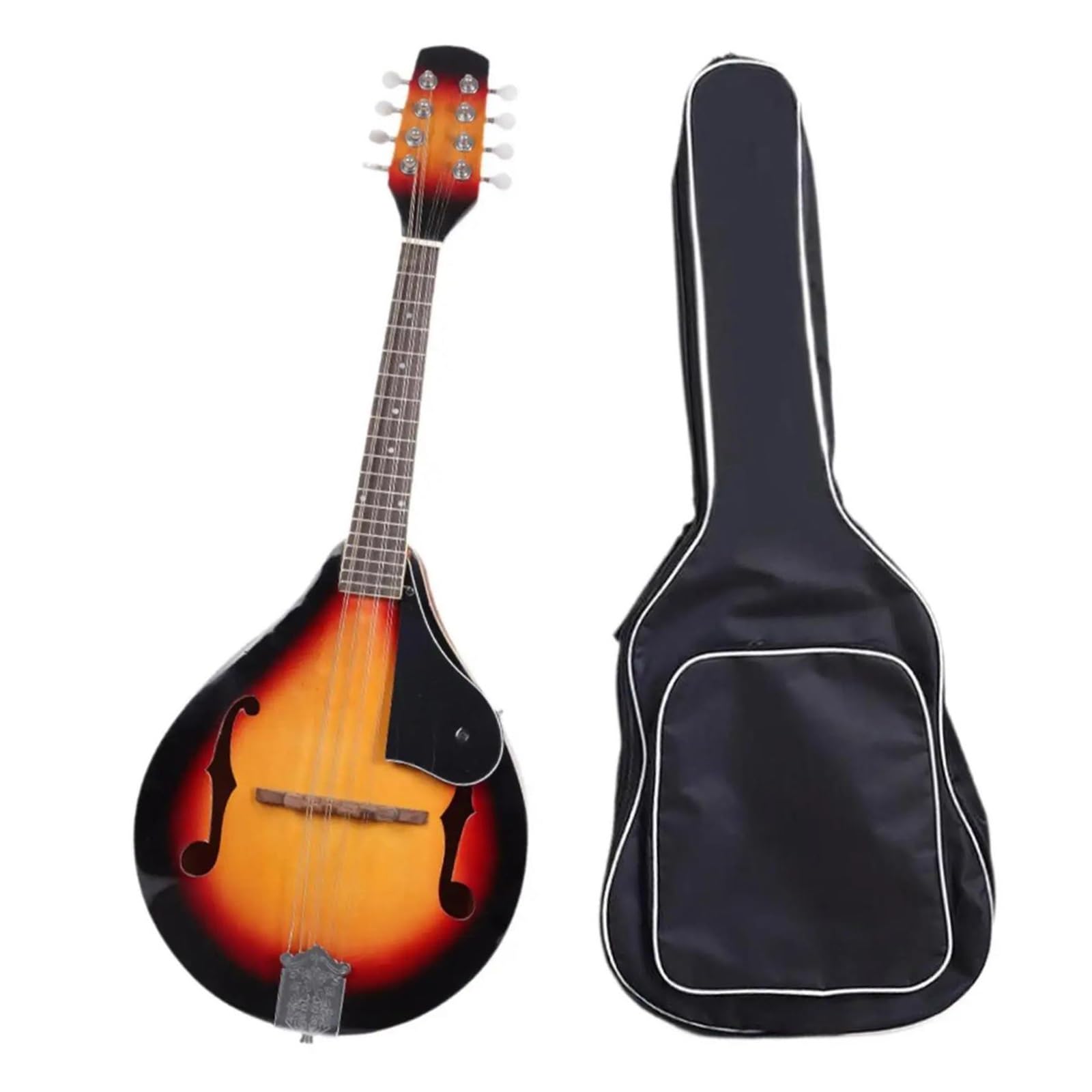 Instrument Mandolinowy 8-strunowa Mandolina Akustyczna Profesjonalny Instrument Smyczkowy O Pięknym Brzmieniu Instrument Dla Początkujących Dorosłych