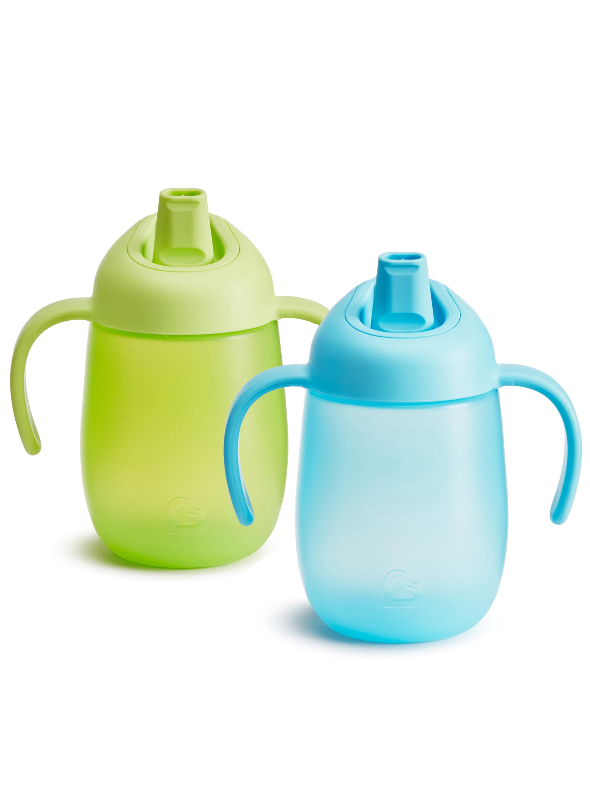 Munchkin Simple Clean Trainer Sippy Cup with Handles, 6+ Months, 7 Ounce, Blue/Green