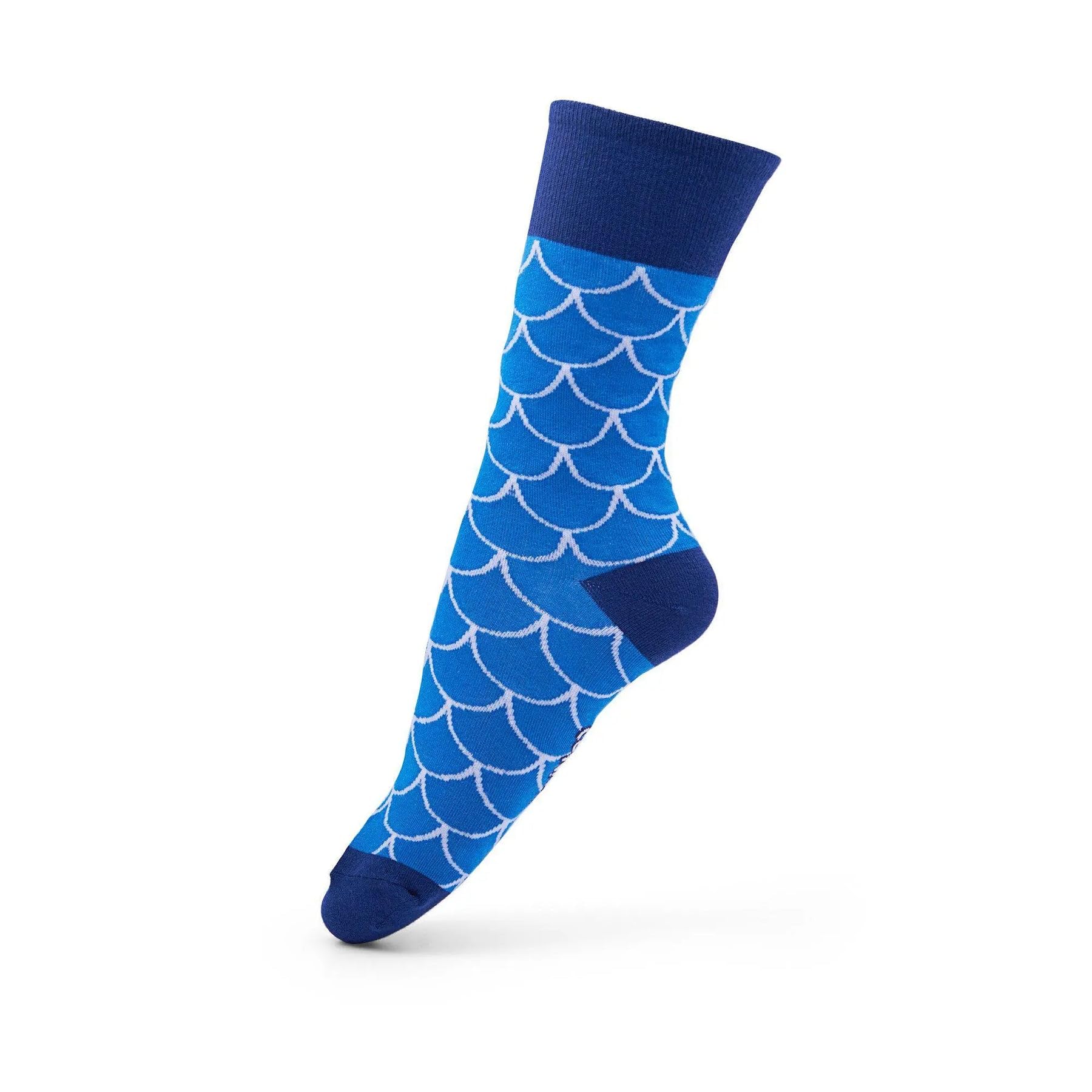 Coddies Unisex Blue Fish Socks | Fishing Socks, Novelty Socks, Funny Socks (Small )