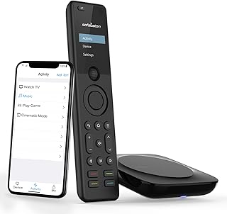 SofaBaton X1 Universal Remote with hub and app, All in One Smart Universal Remote Control with One-Button Activities for IR, Bluetooth and WiFi Devices, Control for up to 60+ Devices
