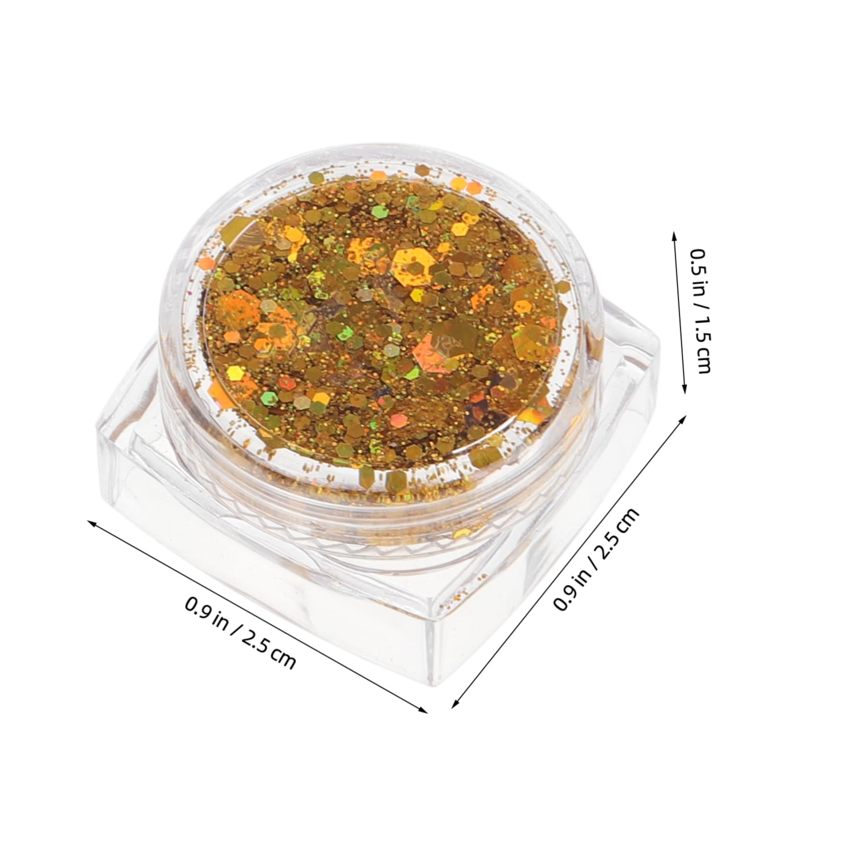 FOMIYES Sparkling Mermaid Makeup for Boys and Girls 4 Color Hair Glitter Set Non-Glue Body Glitter for Parties Festivals