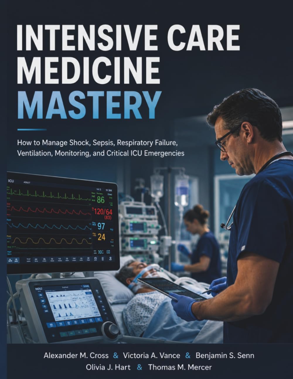 Intensive Care Medicine Mastery: How to Manage Shock, Sepsis, Respiratory Failure, Ventilation, Monitoring, and Critical ICU Emergencies