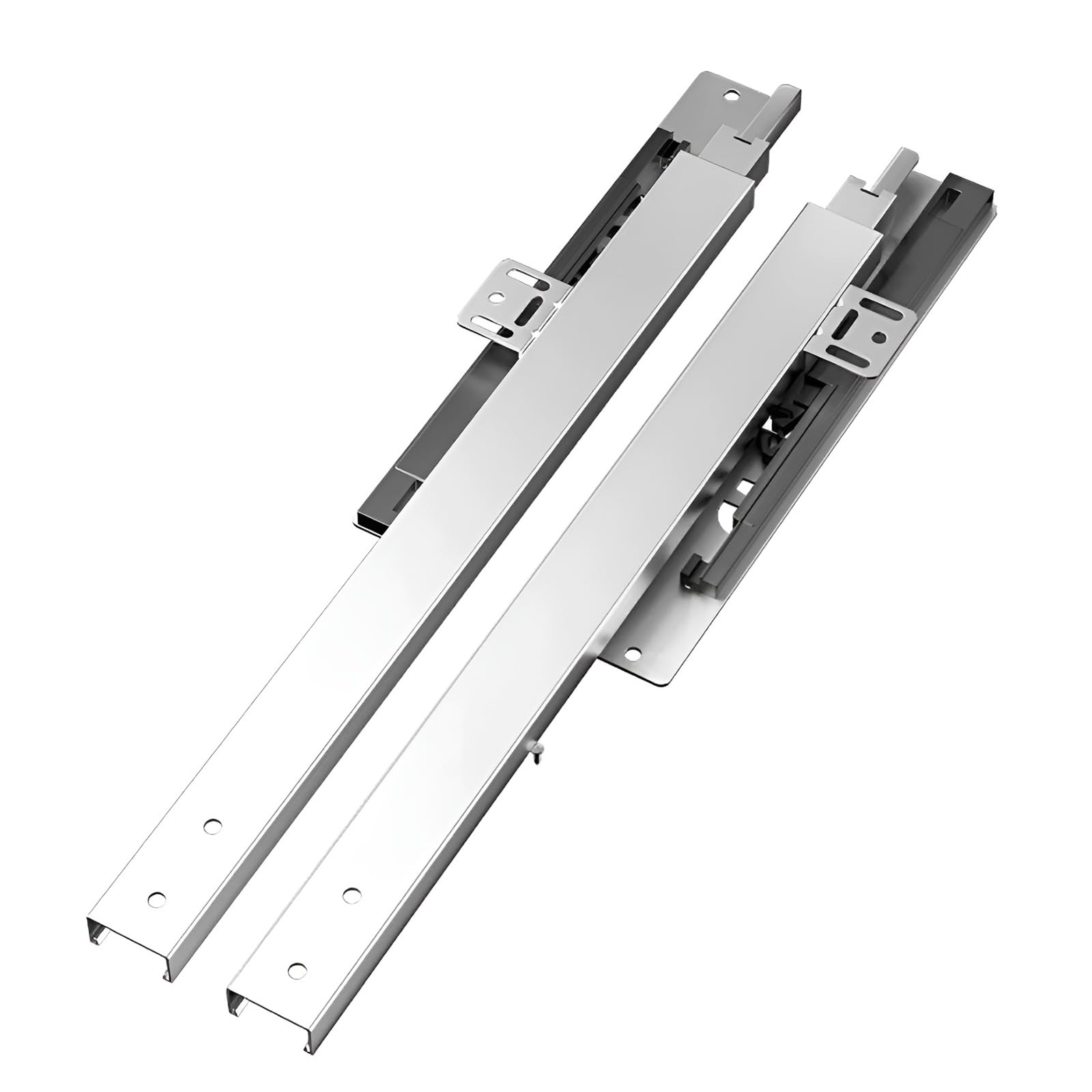 Verdeckte Soft-Close Unterbau-Schubladenschienen Tragkraft 60kg, 1 Paar