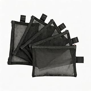 Mini bolsas de malla con cremallera, 4.3 x 5....