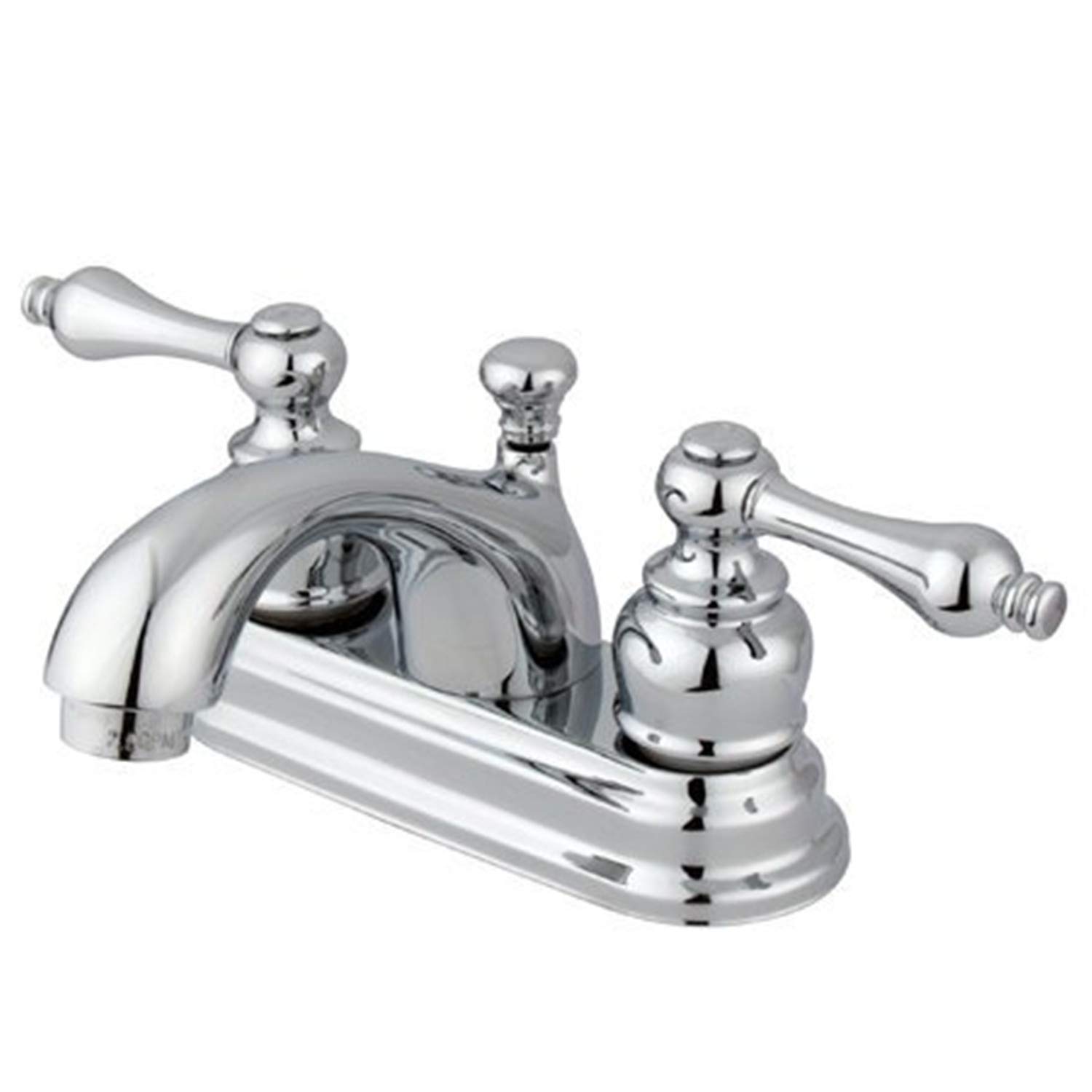 Kingston Brass GKB2601AL Llave de baño Central de 4 Pulgadas con Ventana emergente, Cromado
