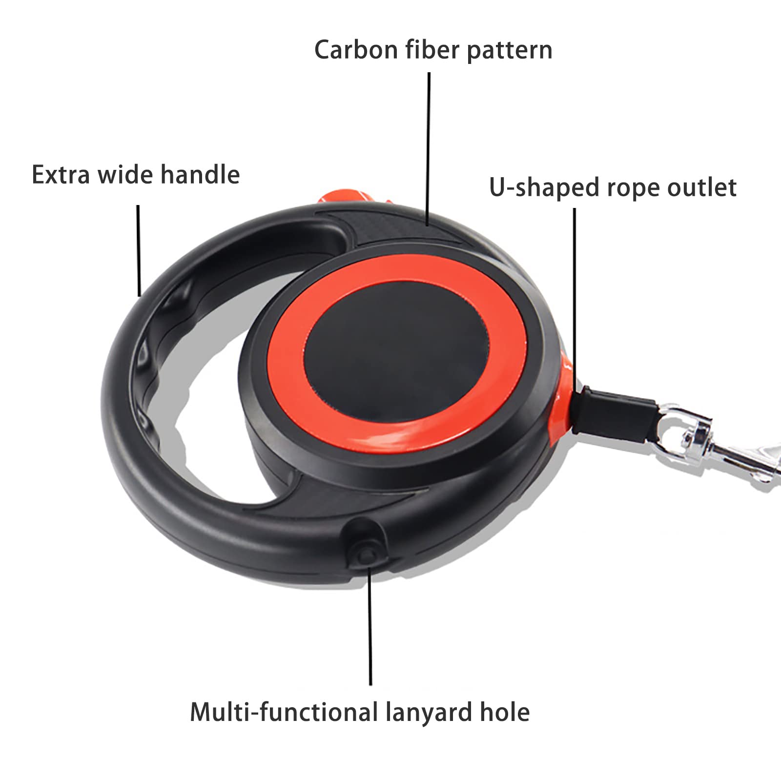 Generic Laisse Rétractable pour Chien pour Laisse de Promenade en Nylon pour Petits Chiens Moyens Laisse Longue Corde pour Le Dressage des Chiens, en Extérieur