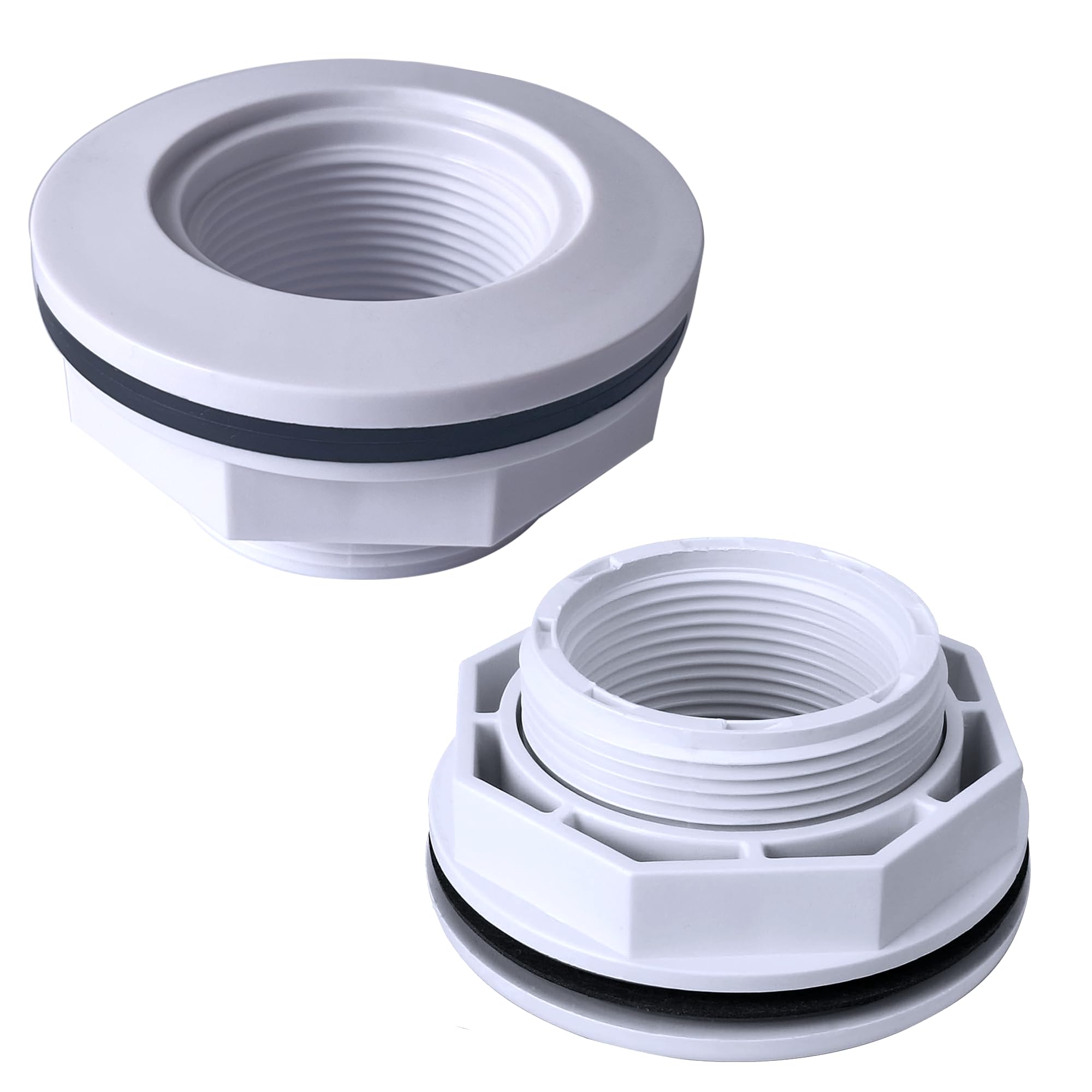 Raccordo di ritorno per ingresso piscina fuori terra da 1 1/2" con guarnizione a dado di bloccaggio Famale Inlet Pipe (FIP), filettatura di ricambio esatta per Hayward SP1023, raccordi di