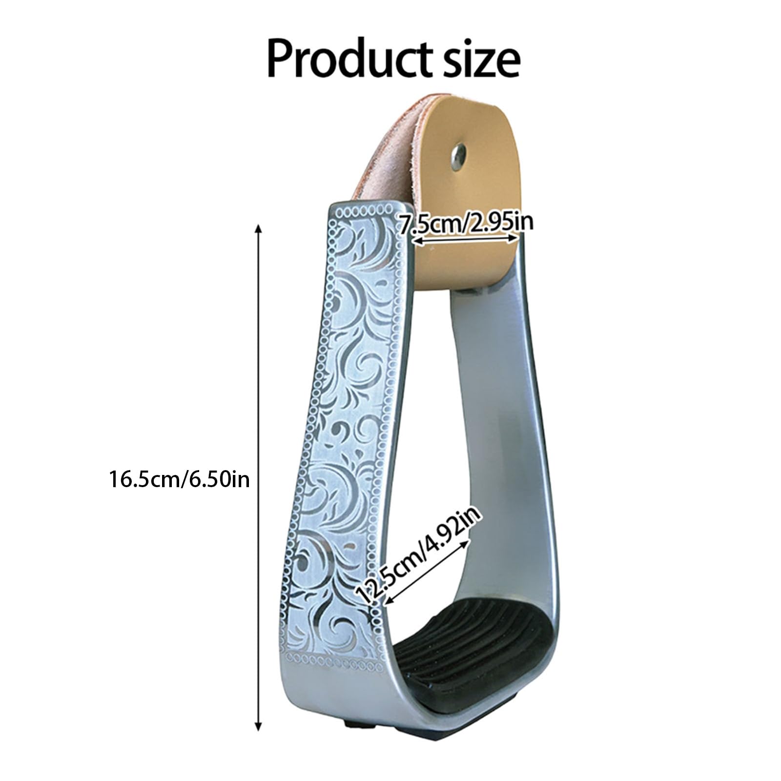 Staffe Western Imbottite in Alluminio Staffe Leggere per Equitazione per Selle per Forniture per Equitazione Sicurezza