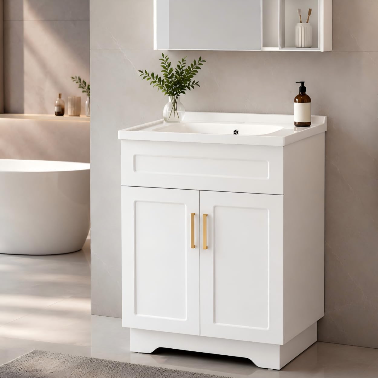 Smhxo 24 Bathroom Vanity with Ceramic Sink