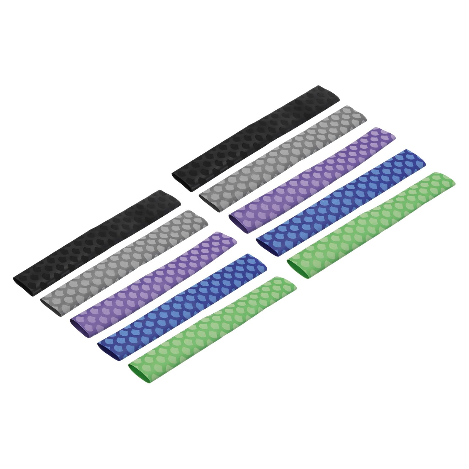 sourcing map 10pcs 18mm Dia Drumstick Grips Wrap Drumstick Sleeve Heat Shrink Anti Slip for Drum Percussion Accessories