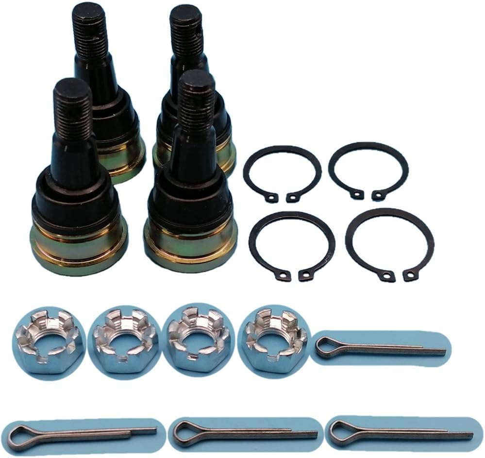 4 Upper and Lower Ball Joint Set Compatible with Polaris Can-Am Outlaw 450 500 525 Predator 500 Phoenix Sawtooth 200 Ranger 1000 Sportsman 570 850 7061141 7061156 7081190 DS 250 DS250 Z593