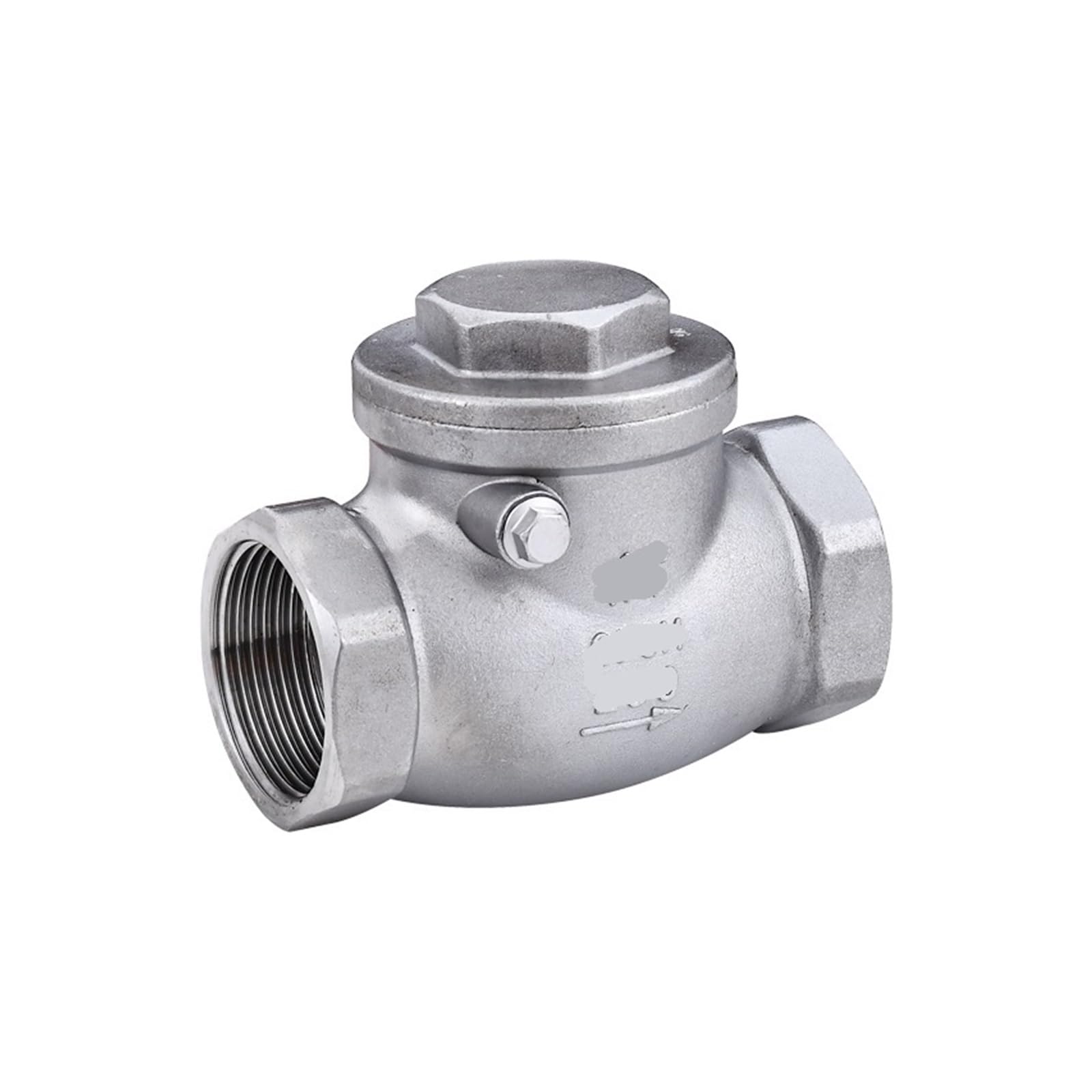 304 Stainless Steel Horizontal Check Valve H14W-16P - 1 Inch Internal Thread Swing Check Valve(3inch)