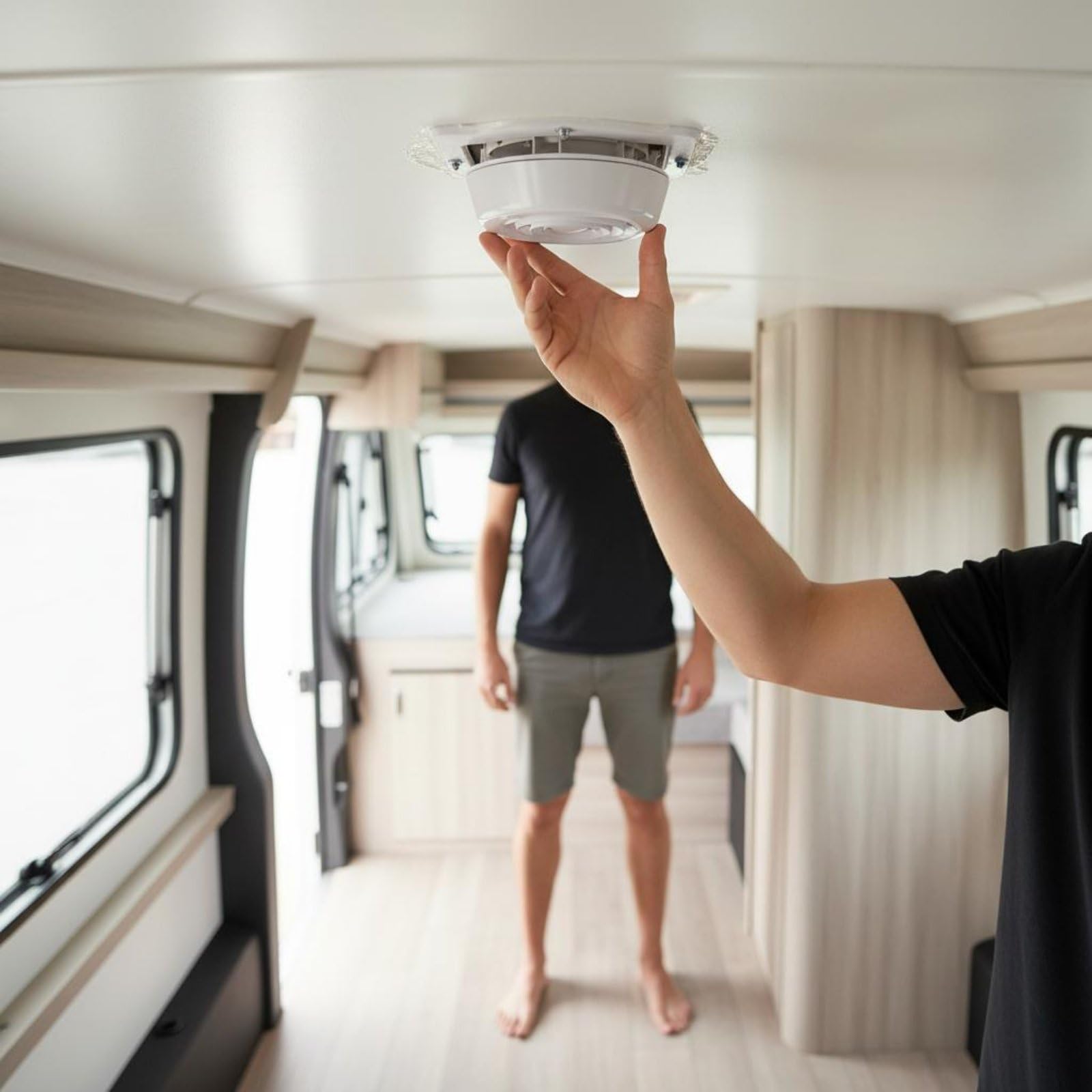 Gralara 12v Dachlüfter Leise Rundlüfter Einbauform Dachventilator für Wohnwagen