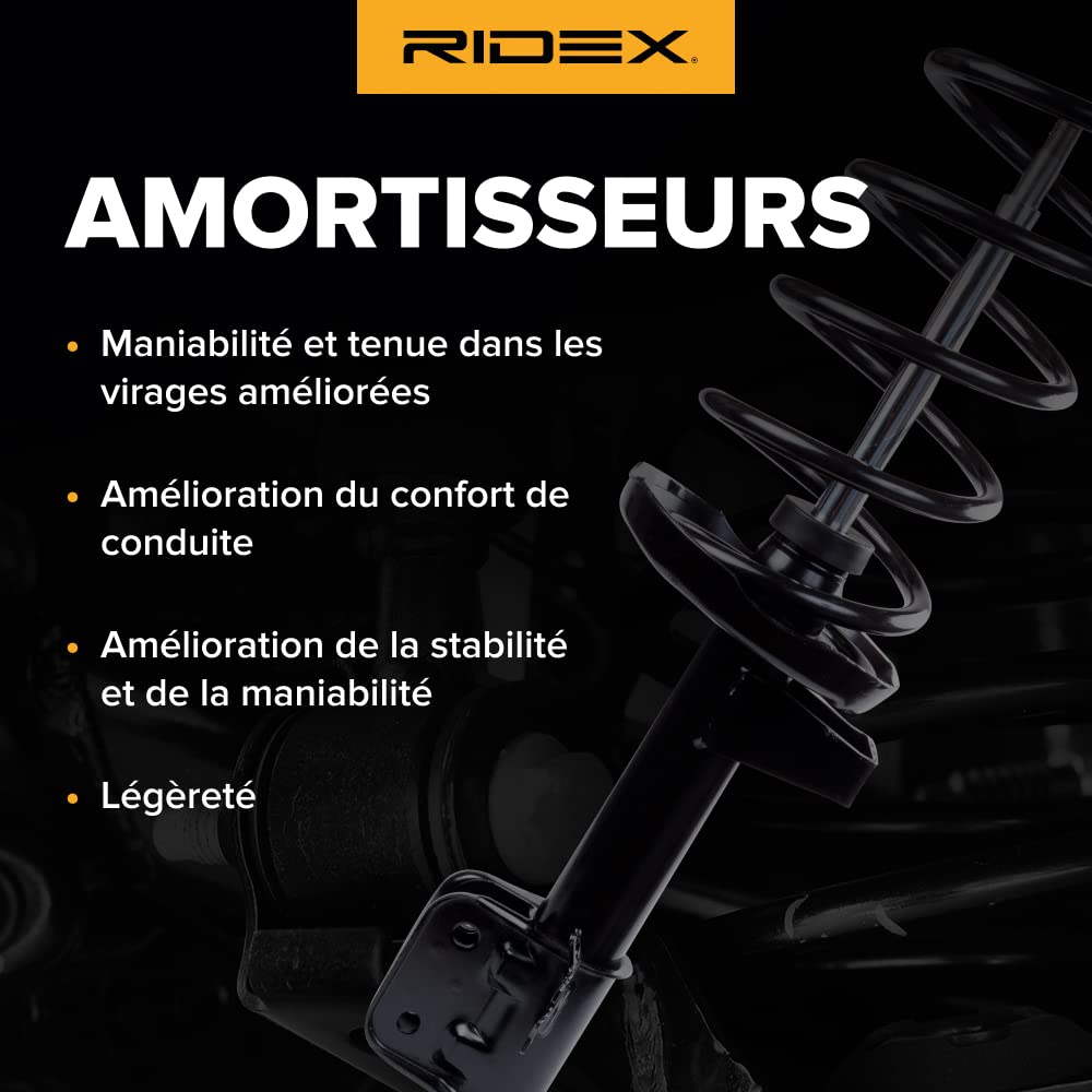 RIDEX 854S2108 2x Ammortizzatore Anteriore Compatibilità con VW Golf VII Hatchback 5G1, BQ1, BE1, BE2