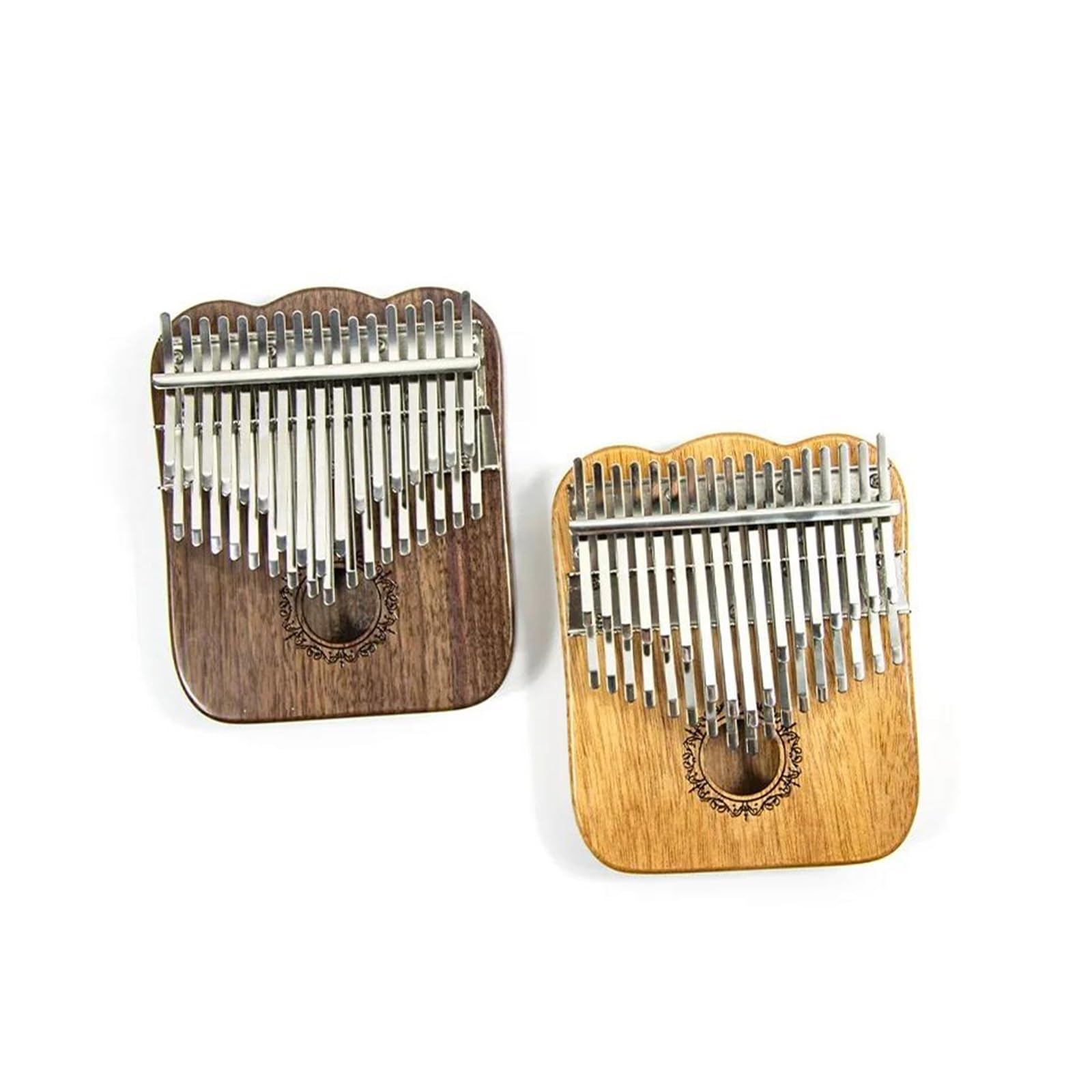 Kalimba De Madera Maciza De 34 Teclas Instrumento Profesional De Teclado De Nogal Bk Para Adultos(Mahogany)