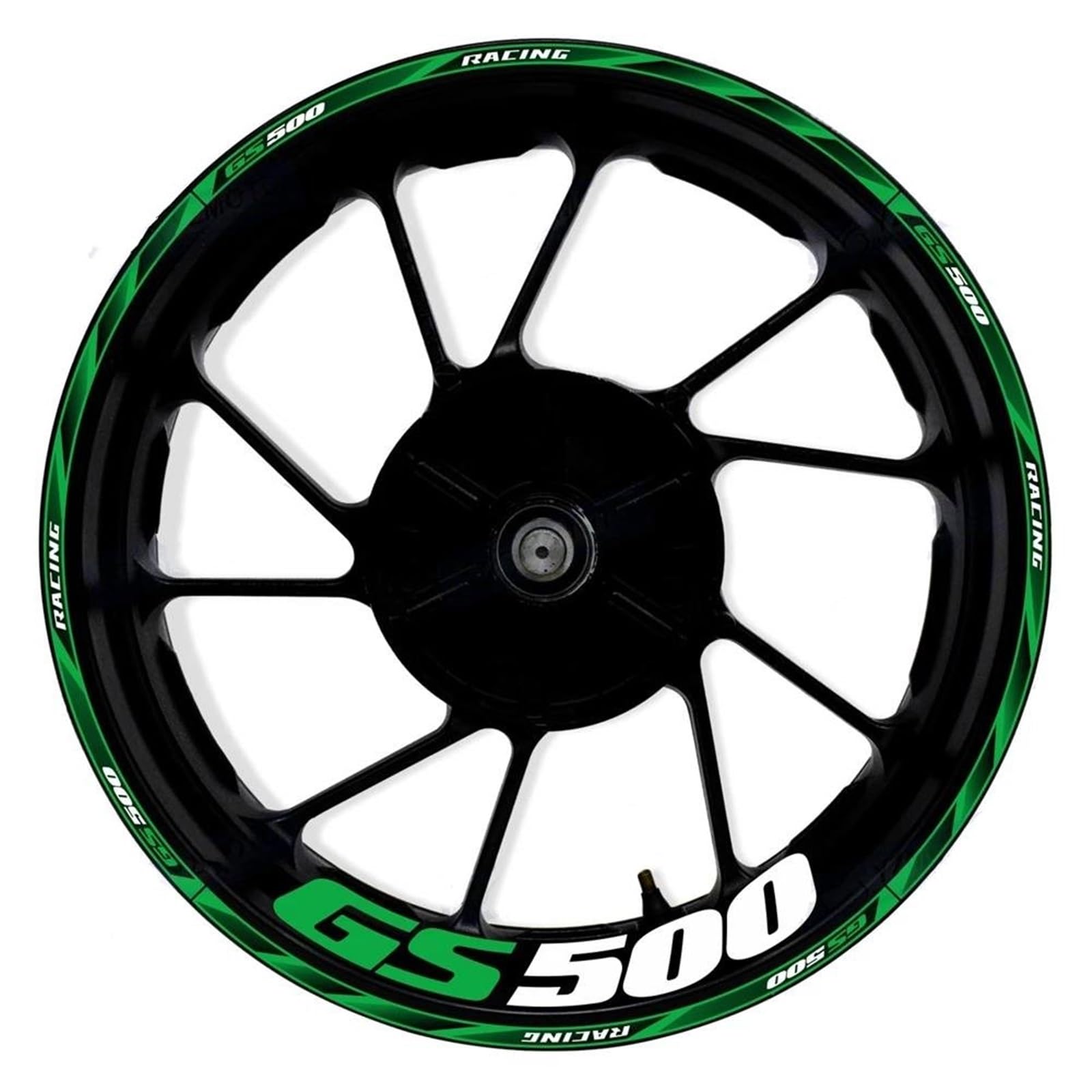 Felgendekor-Motorrad Reflektierende Felgenaufkleber Für Suzuki GS500 GS 500 17 Zoll Streifenband Aufkleber Nabenaufkleber Wetterfeste Felgenaufkleber(Farbe 4)
