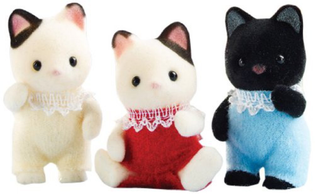 Calico CrittersTuxedo Cat Triplets