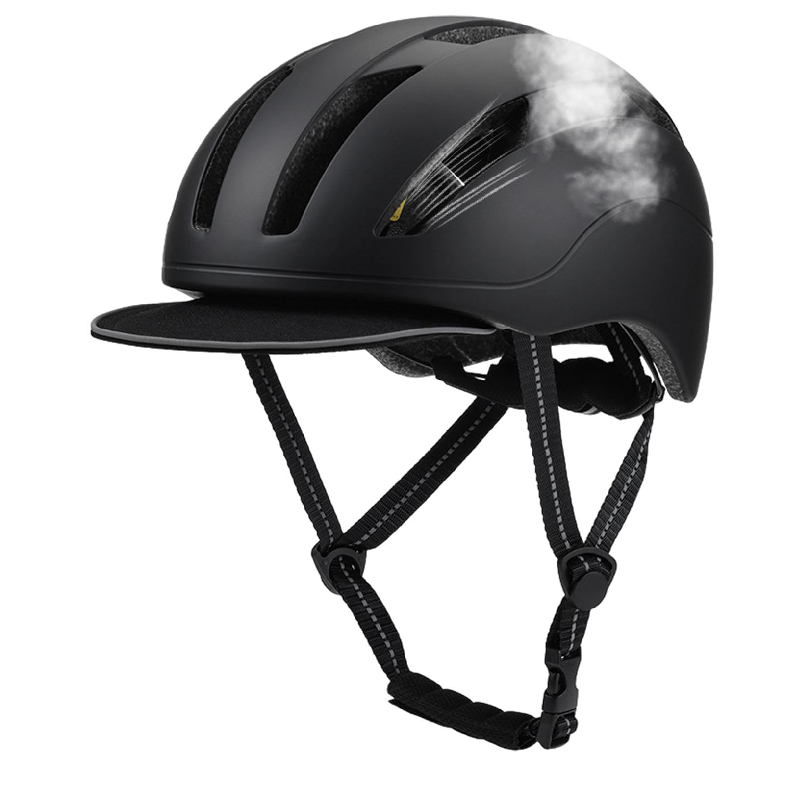 Casco multideporte con correa ajustable y canales de ventilación activa integrados 8