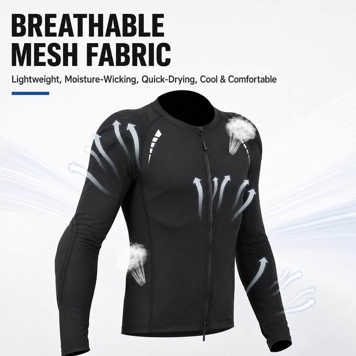 Ensemble veste pantalon moto homme, équipement CE pour trajets quotidiens | Panneaux Mesh Respirants, Protections Amovibles Épaules Coudes Dos, Design Léger et Détails Réfléchissants Pour La Conduite