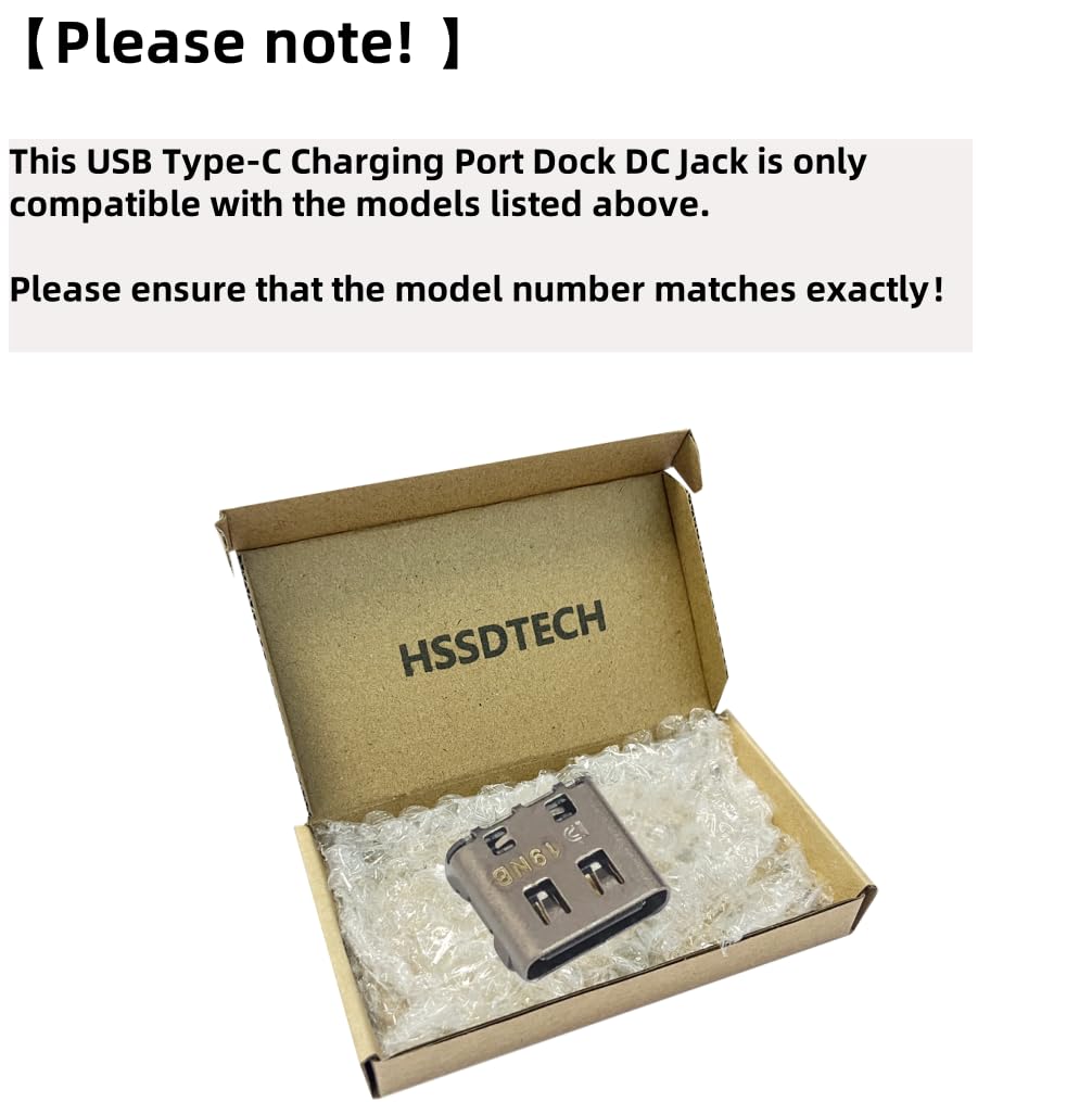 Amazon.com: HSSDTECH USB Type-C Charging Port Dock DC Jack