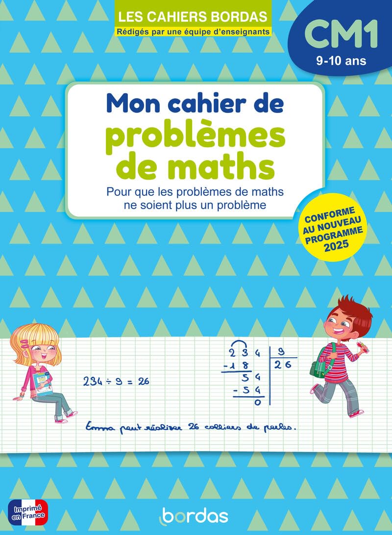 Mon cahier de problèmes de maths CM1: pour que les problèmes de maths ne soient plus un problème