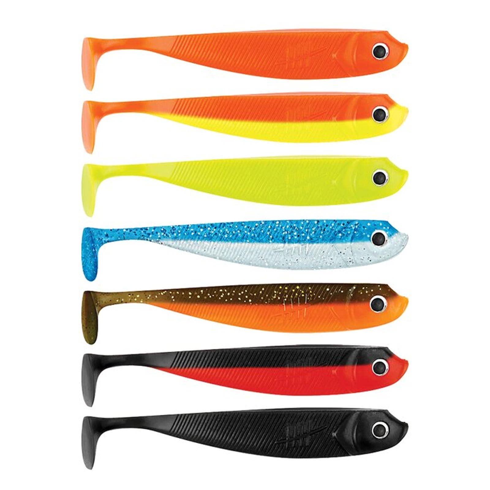 Lieblingsköder Gummifische 10 cm - 7 Gummiköderset, Dorsch-Paket