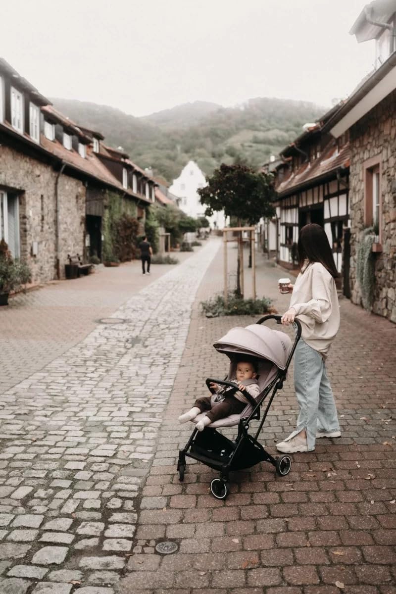 kk Kinderkraft INDY2 Passeggino leggero pieghevole da Viaggio, Compatto, Cappottina impermeabile filtro UPF 50+, Maneggevole, Posizione Nanna, Facile da trasportare, Grigio