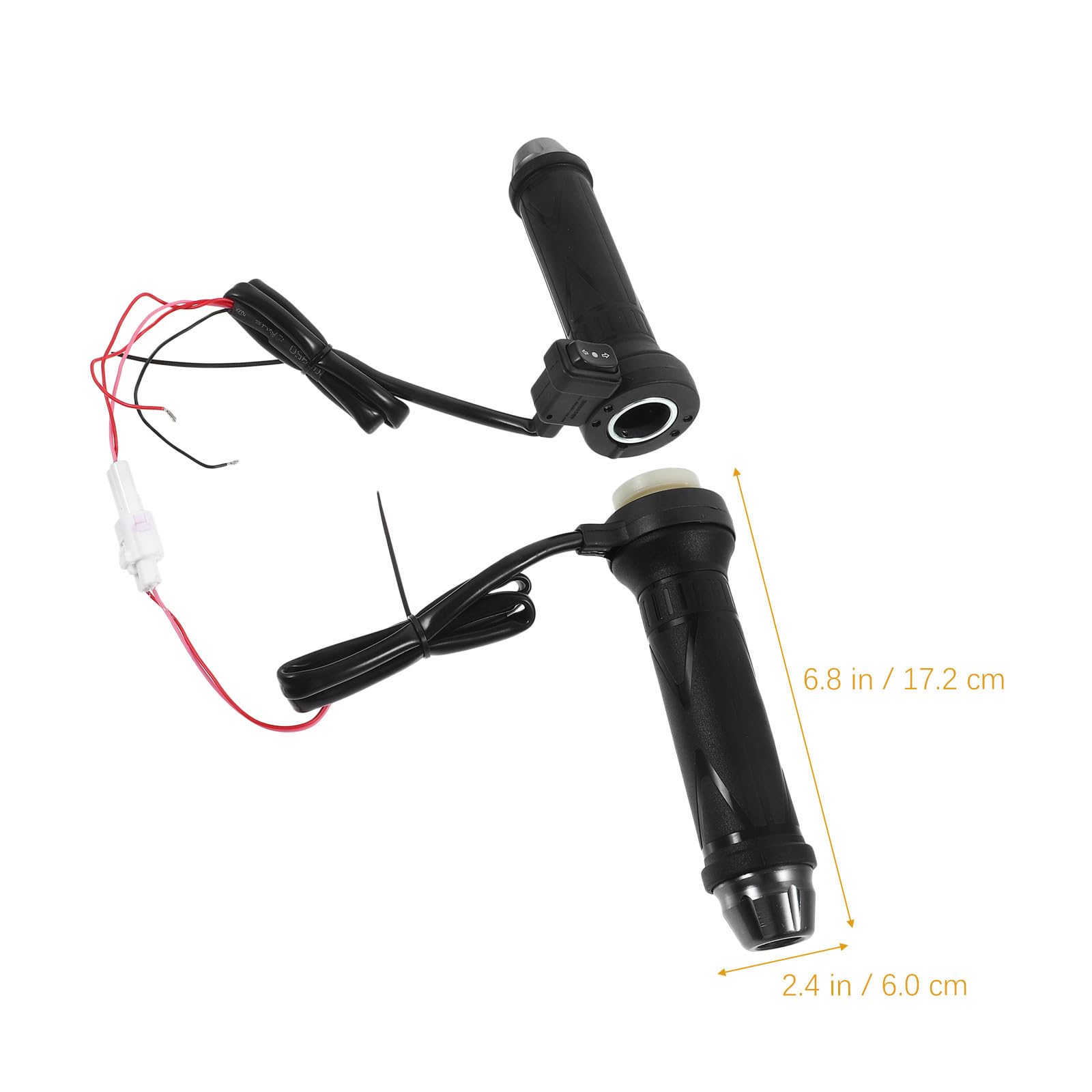 2 Stück Motorrad Heizgriffe 12v für 22mm Lenker, Abs Gummi Schwarz
