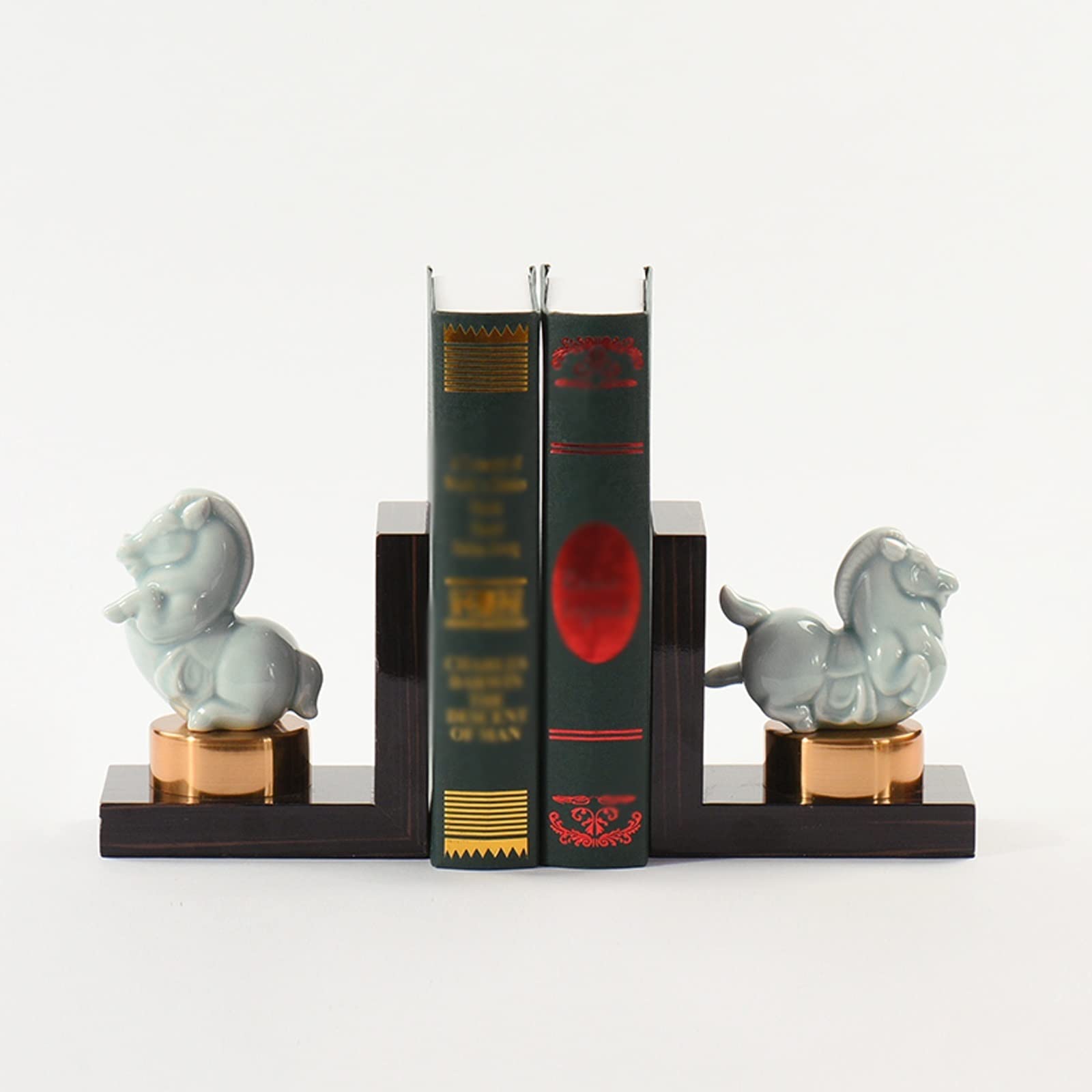 Aveo Serre-Livres En Métal, Serre-Livres Décoratifs, Supports De Bouts De Livres Décoratifs Pour