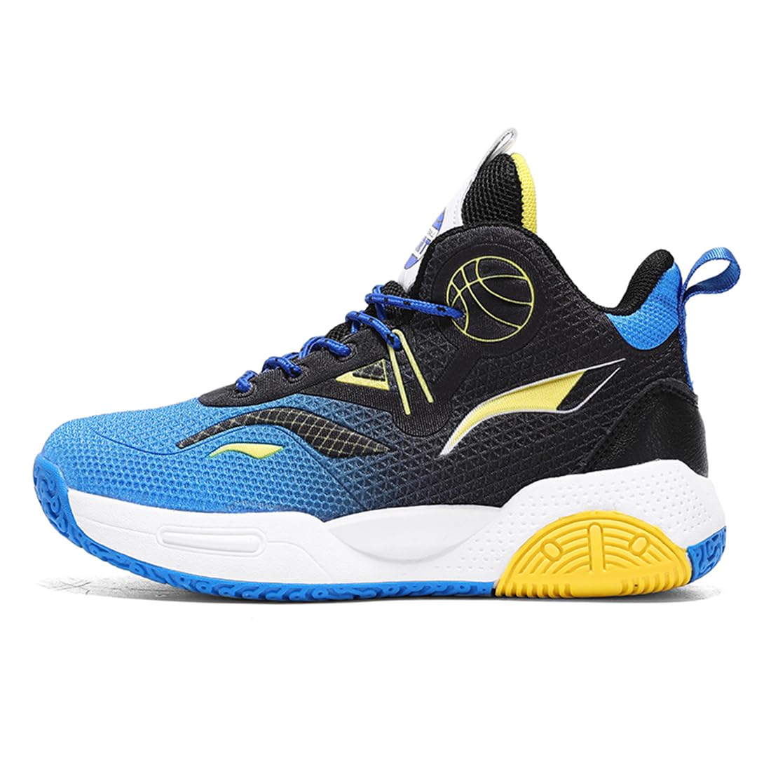 Basketballschuhe Jungen Turnschuhe Kinder Sneaker High Top Outdoor Sportschuhe Anti Skid Atmungsaktive Basketballschuhe für Mädchen, 37EU