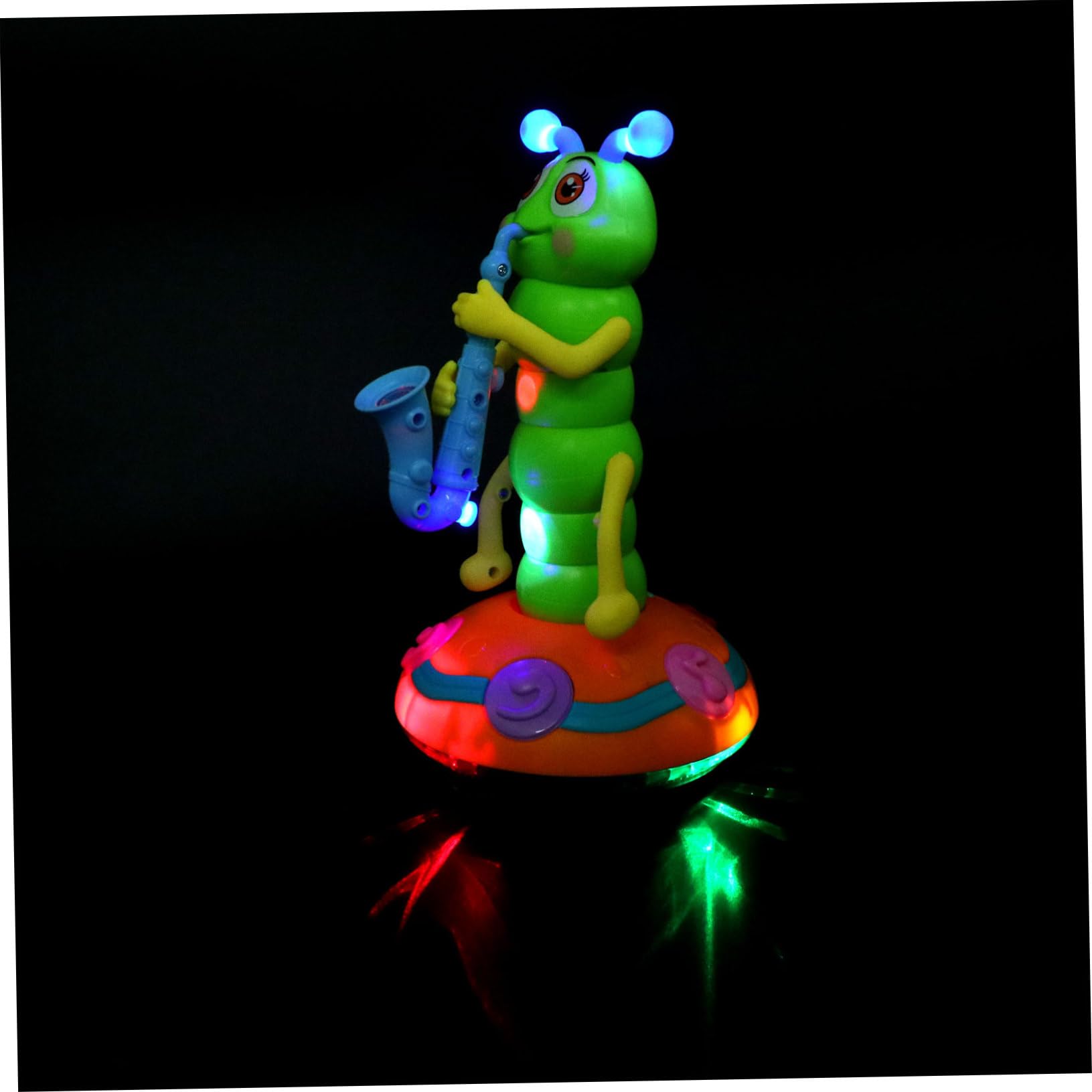 Juguete Musical de Oruga Abs 1 Pieza Luz para Niños
