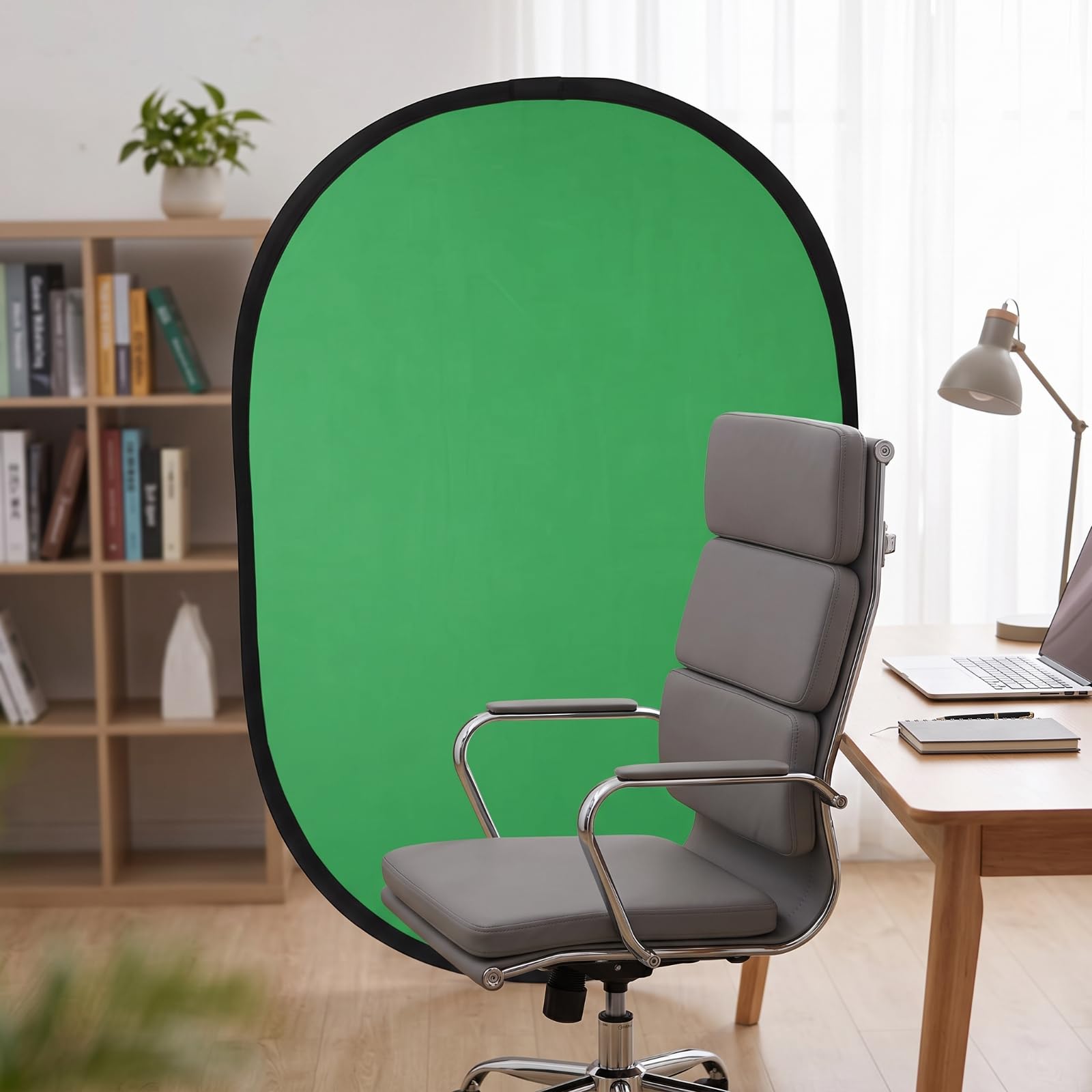 Schermo Verde Pieghevole Portatile Pannello Chiave Cromatica Key Leggero Schermo Verde per Riprese Video, Casa, 150 200cm