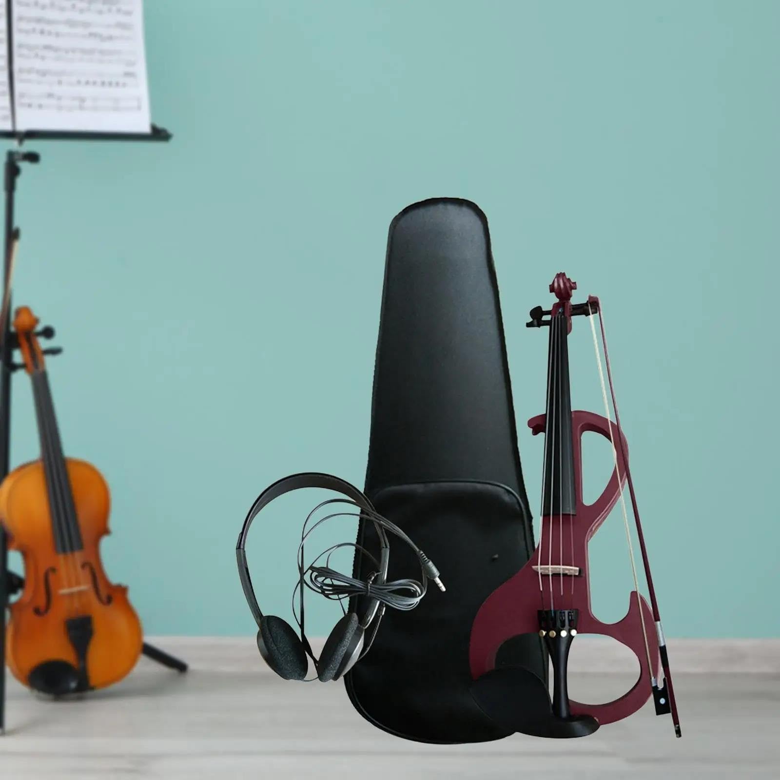 Violino Elettrico 4/4 A Grandezza Naturale Con Accessori Violino Principianti
