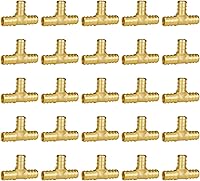 Vista 17 de SUNGATOR Accesorios Pex de 1 pulgada, paquete de 2 acoplamientos Pex de 1/2 pulgada, sin plomo de latón, accesorios Pex de 1 pulgada para tubería Pex