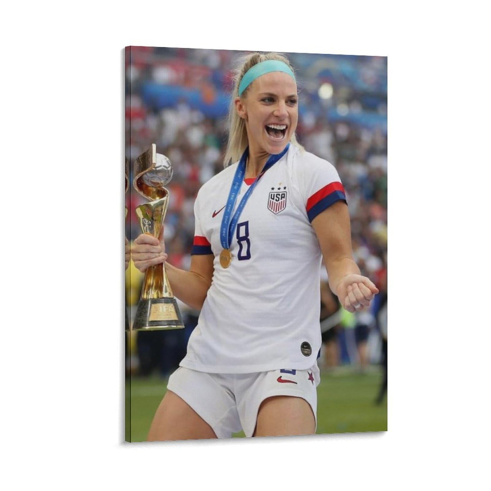 Asuiu Frame-Style Julie Ertz Canvas Poster Poster Painting Canvas Wall Art Living Room Posters Painting 12X18inch(30X45cm)