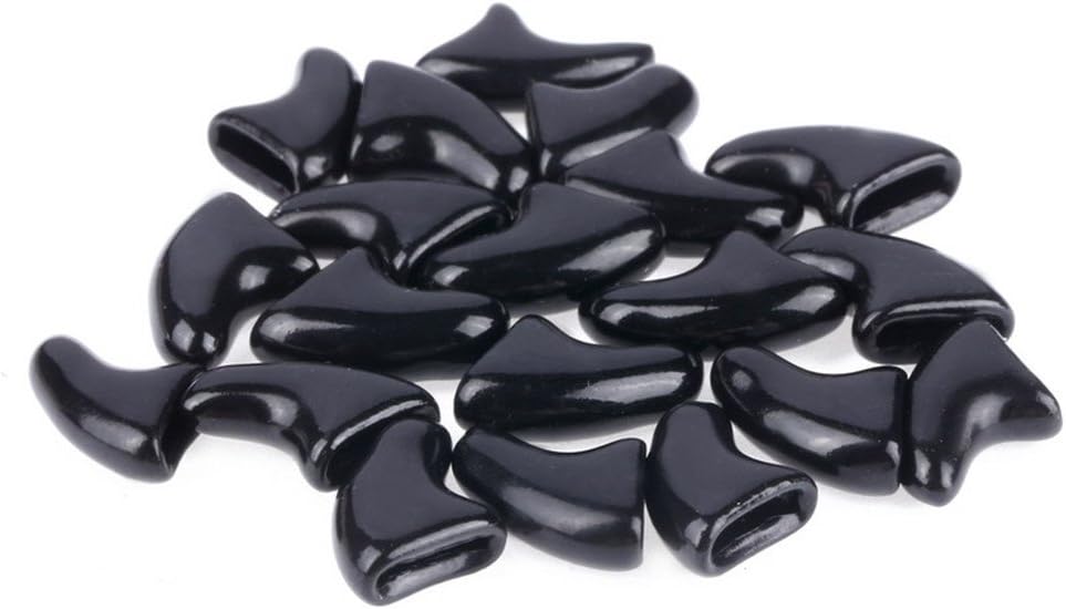 Ninery Ave 20pcs Soft Pet Cat Nail Caps Claws Control Paws Off + Adhesive Glue