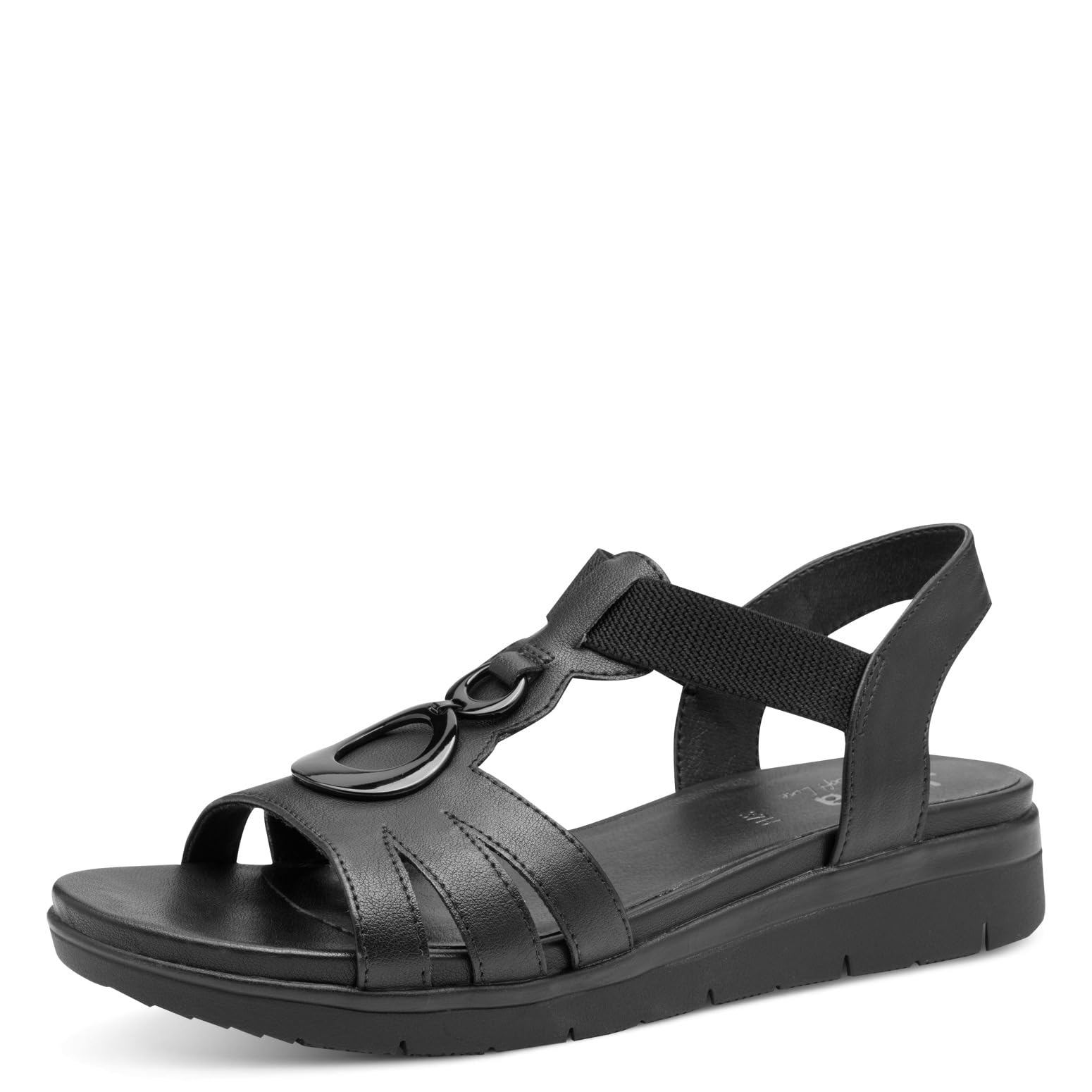 Jana Damen Sandalen flach zum Schlupfen Vegan