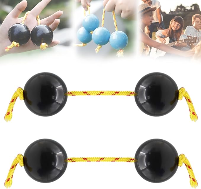 2 Pair Aslatuas Rhythmic Ball ABS Kashaka Music Egg