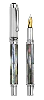［世界500本限定］Xezo マエストロ　マザーオブパール　 万年筆 41GD-SuMCLL.jpg