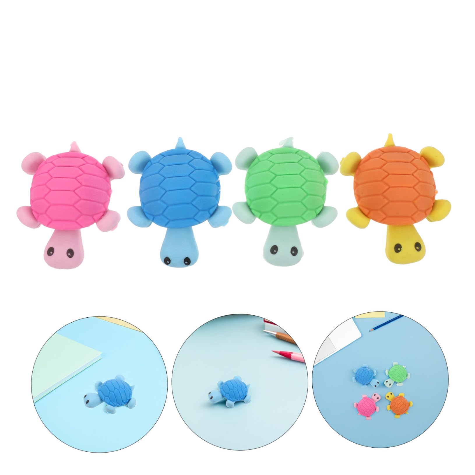 Homoyoyo 36 Pezzi Gomme da Cancellare a Forma di Piccolo Rettili per Set Mini Gomme Animali per Scuola Feste Disegno e Cancelleria Creativa per Studenti
