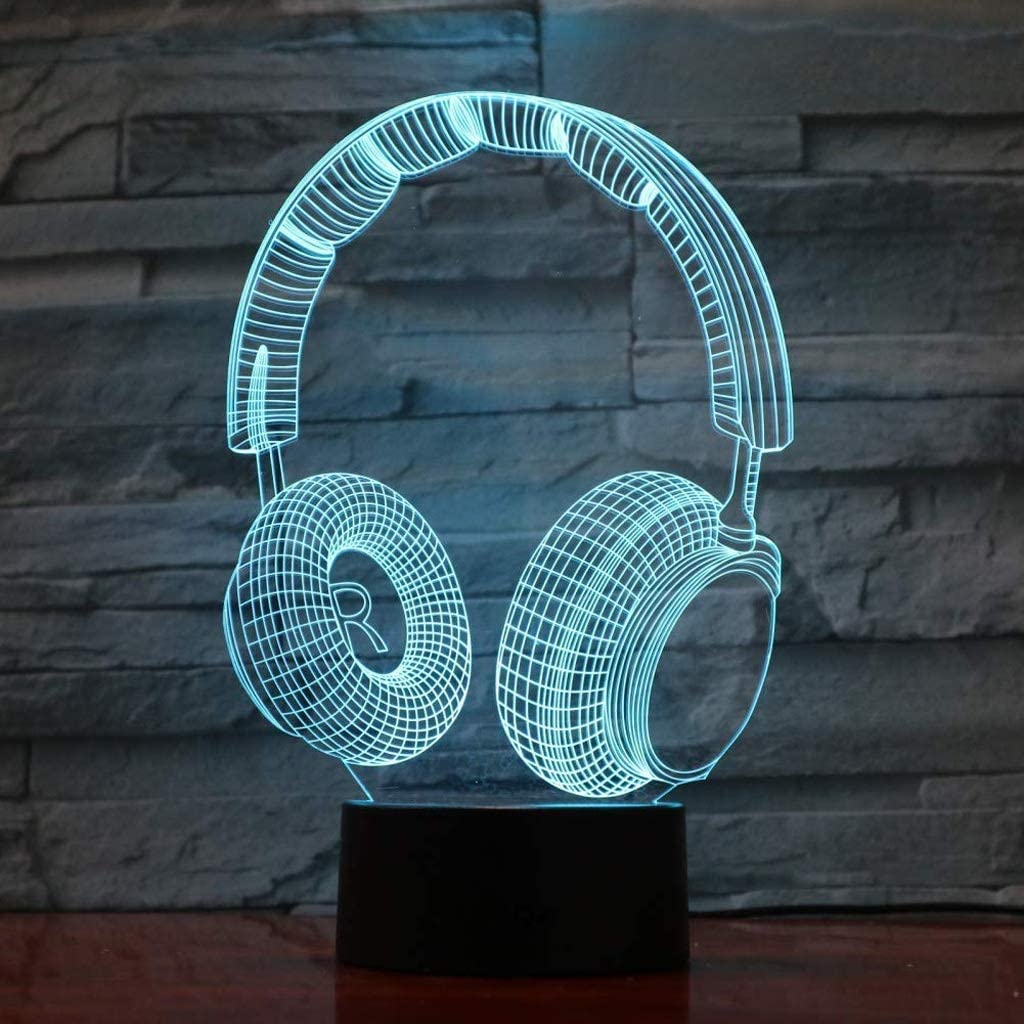 Veilleuse 3D, lampe LED tactile à économie d'énergie lampe de chevet lampe de bureau lampe de nuit créative