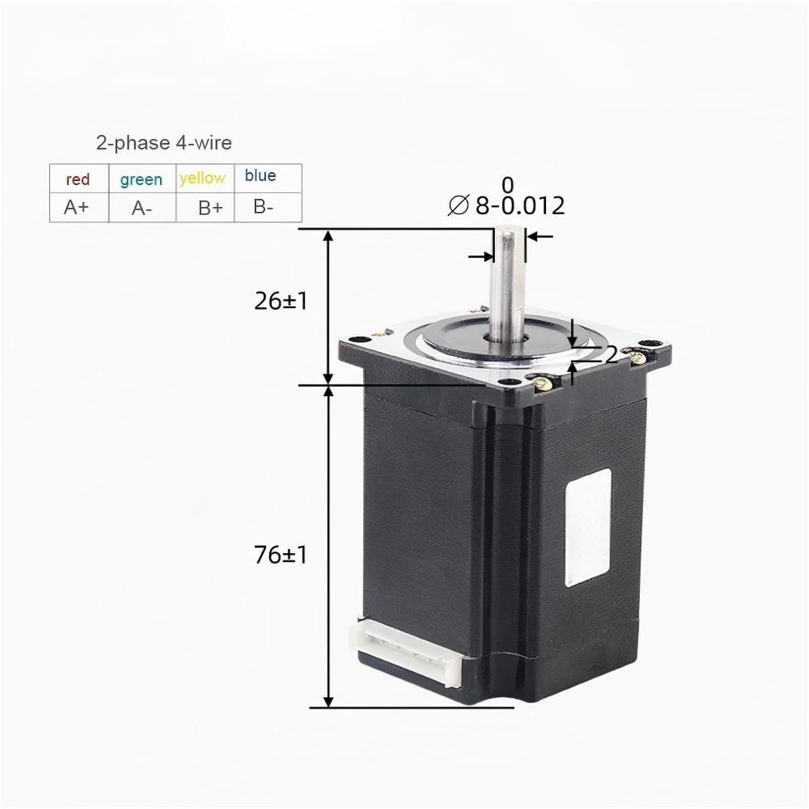 Schrittmotor NEMA23 6600 Antrieb 1,89 N. M 2.8A Automatisierungsgeräte Schrittmotor