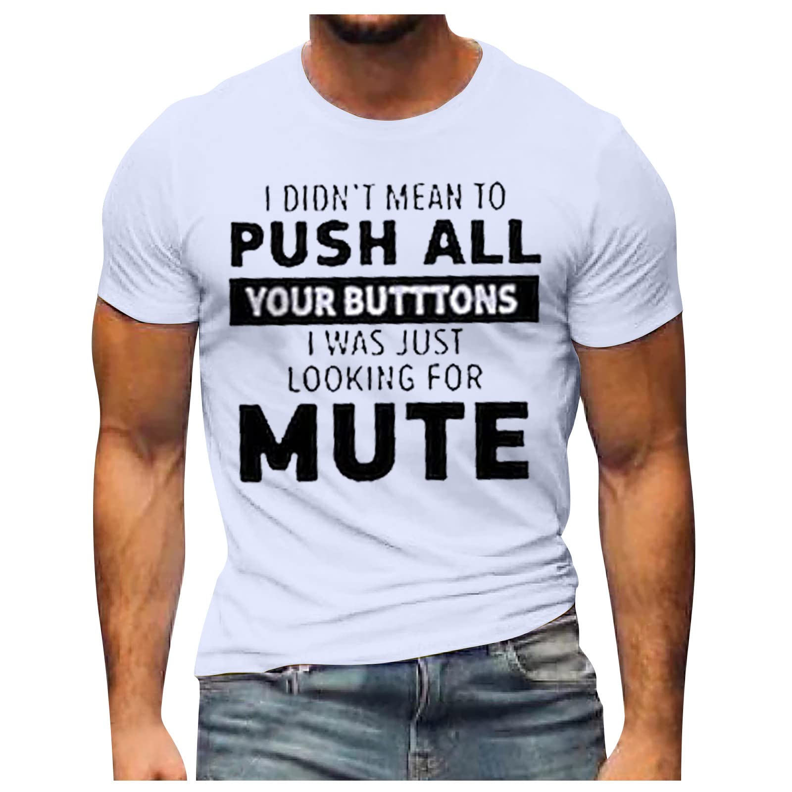 SwrowesiMen's Summer Short Sleeve T Shirts Fashion Baseball Graphic Streetwear Tee Tops Casual Loose Crewneck Tees