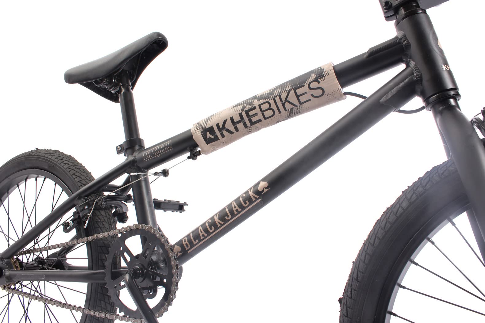 KHEbikes BMX BLACK JACK, 20 pollici, alluminio nero, rotore brevettato Affix 360°, per bambini e ragazzi, super leggera - solo 10,2 kg!