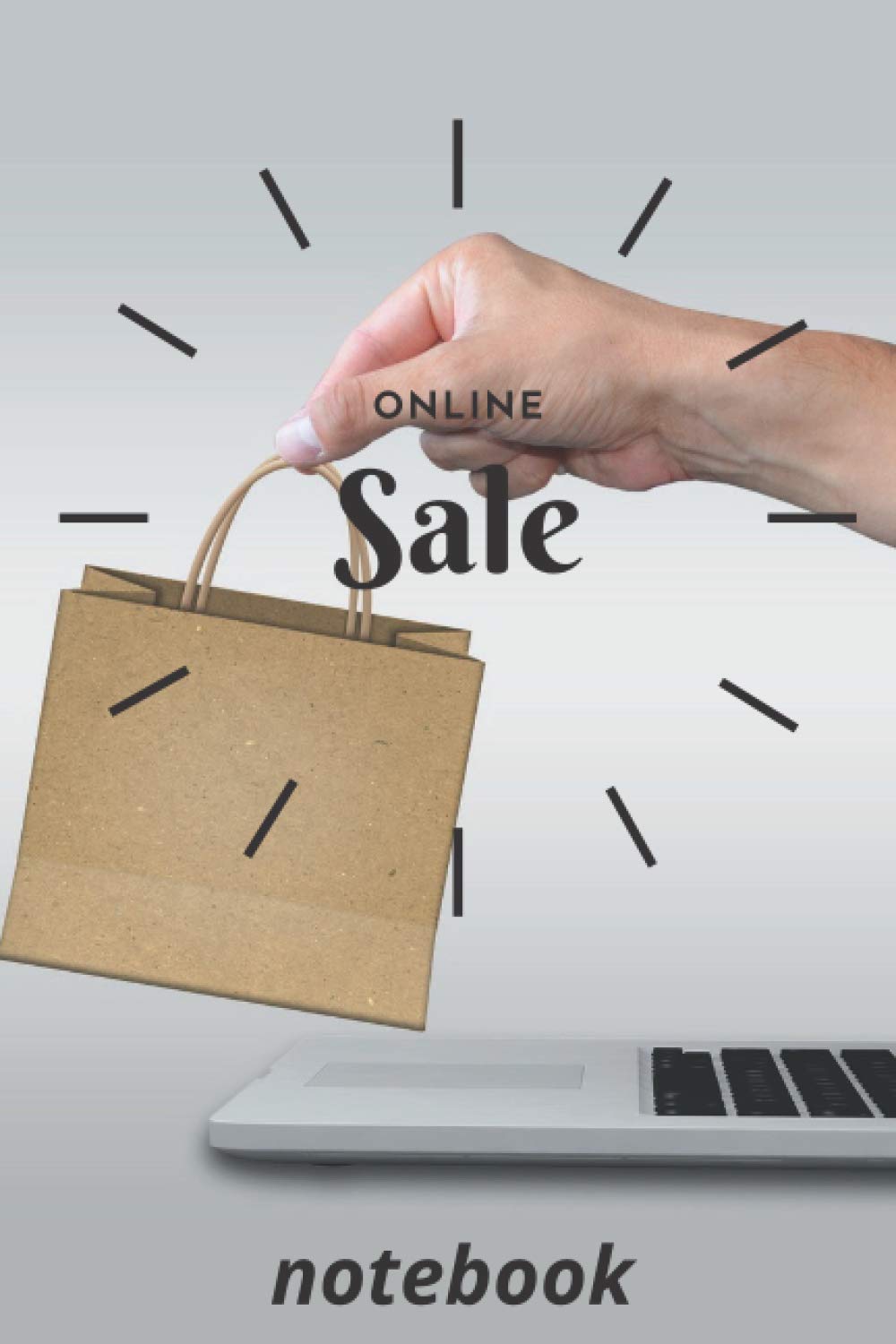 Enligne sale: Nice notebook journal.Blank lined notebook .120 pages .size 6"x9".